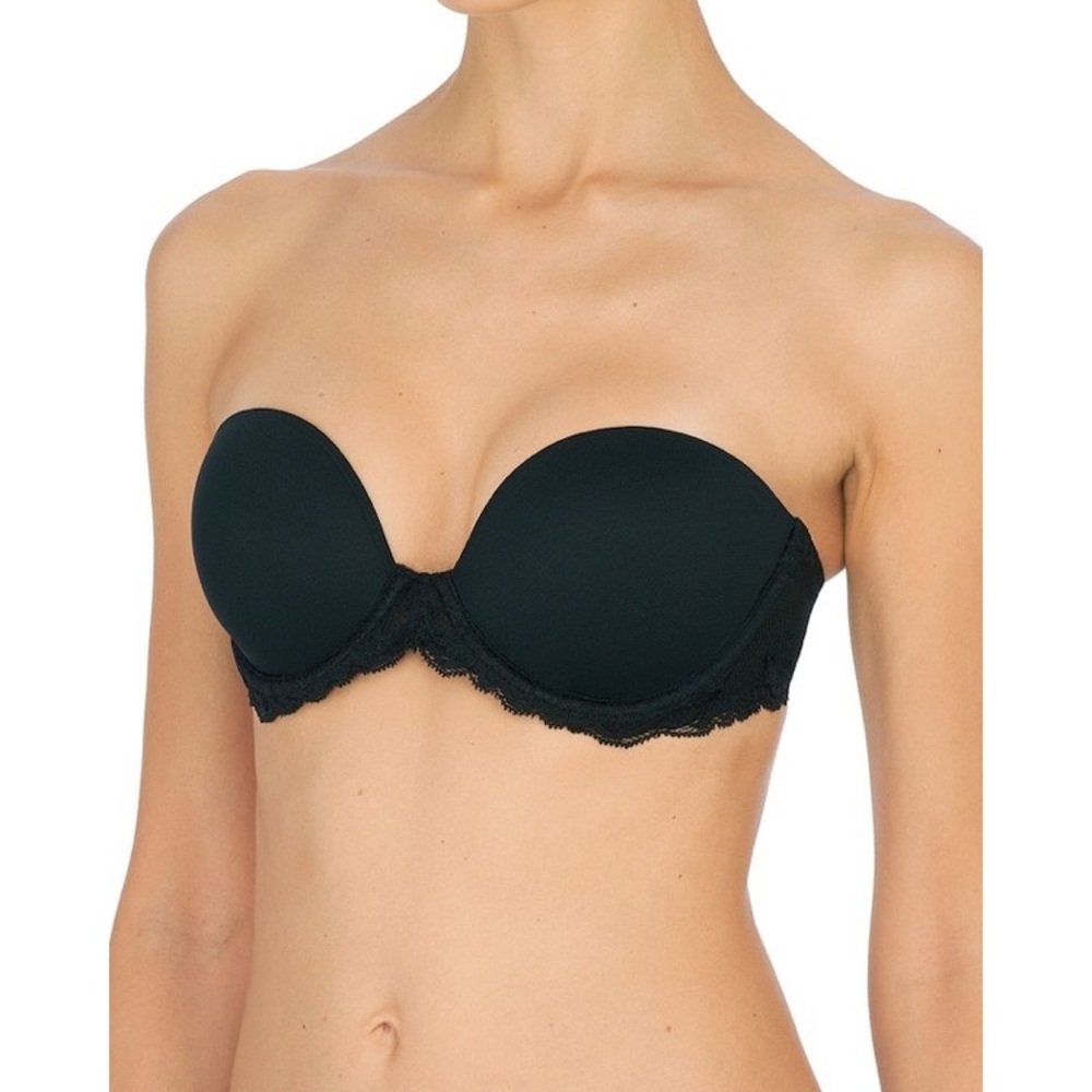 Natori feathers strapless bra